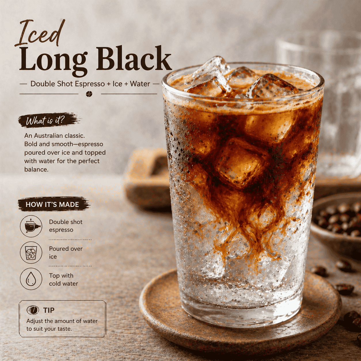 Iced Long Black